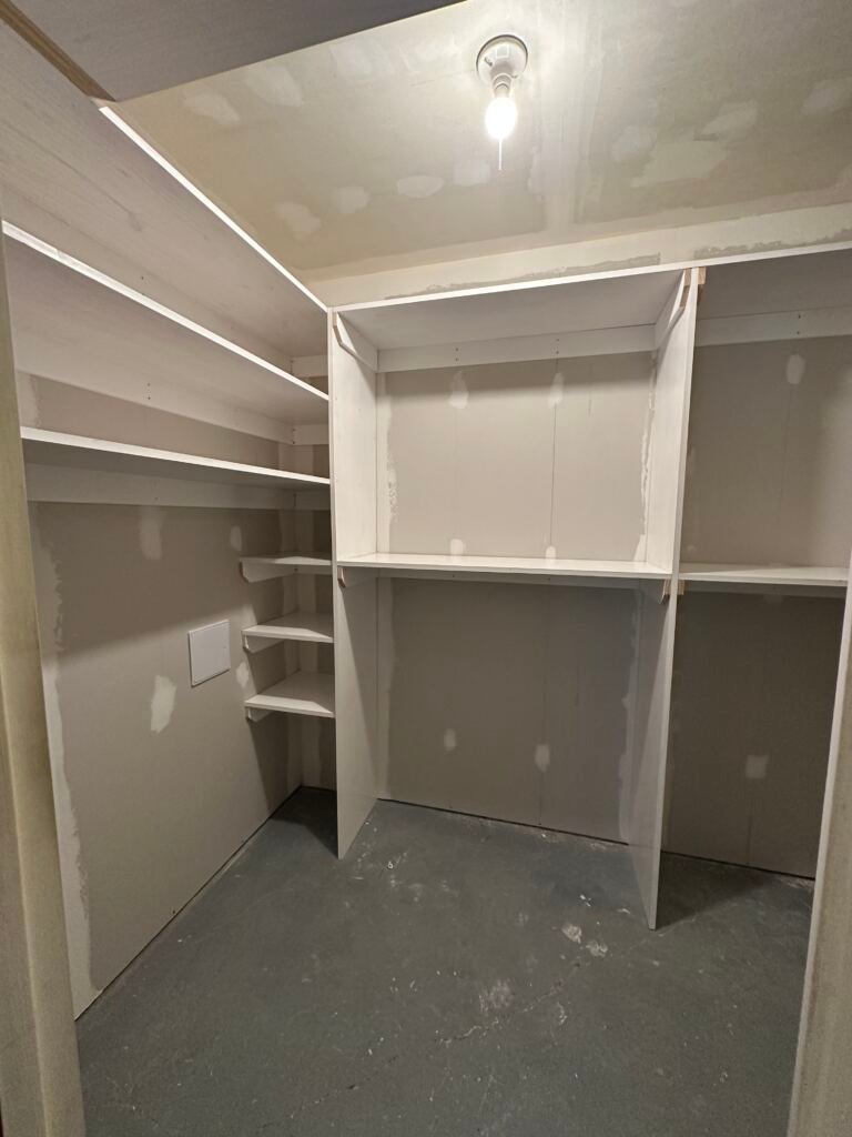 Walk in closet and pantry by Berglund Services