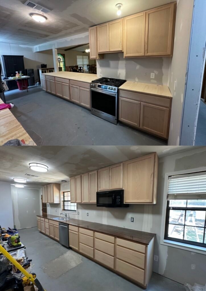 Large kitchen remodel