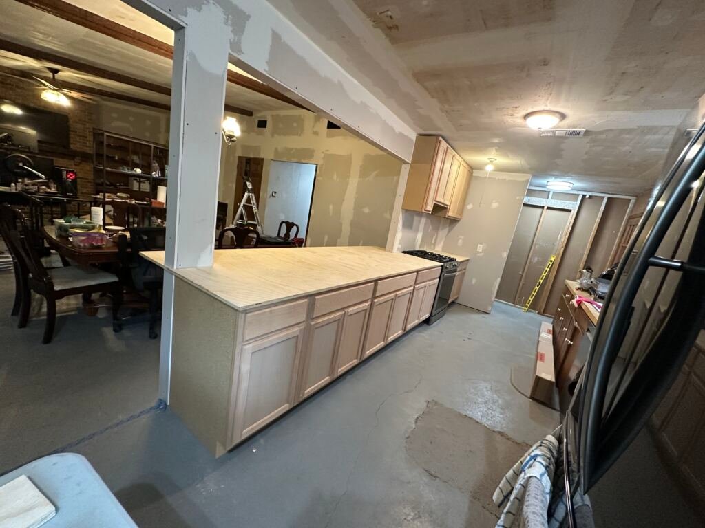 Large kitchen remodel by Berglund Services