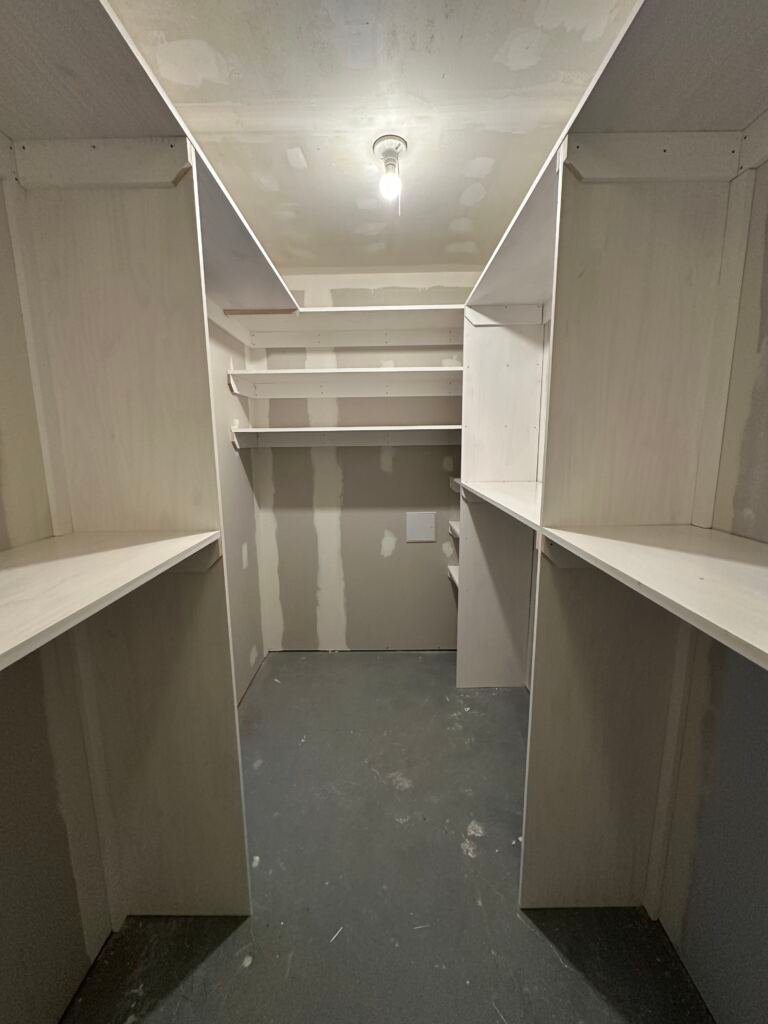 Walk in closet and pantry by Berglund Services